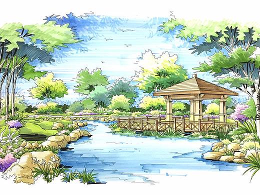 景观手绘表现步骤