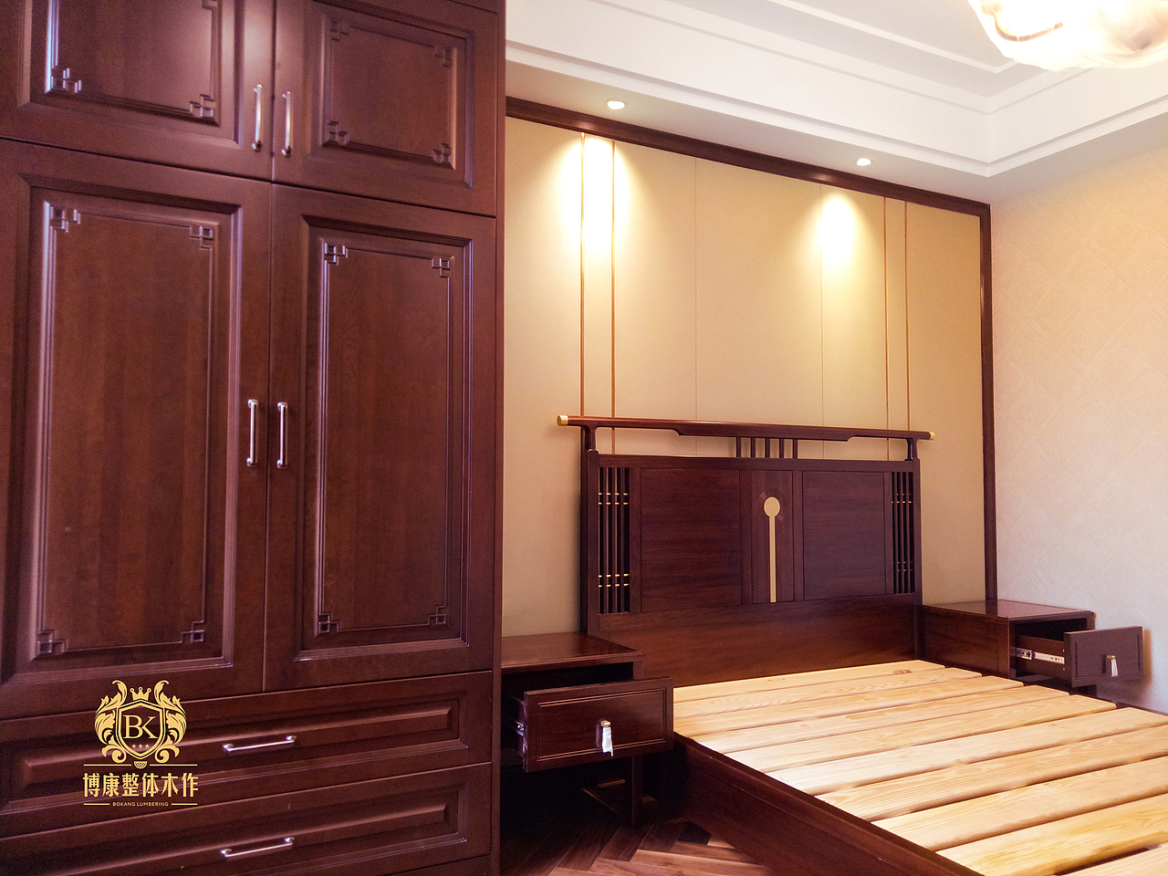 博康整体木作分享:汤逊湖壹号别墅全屋整木定制案例