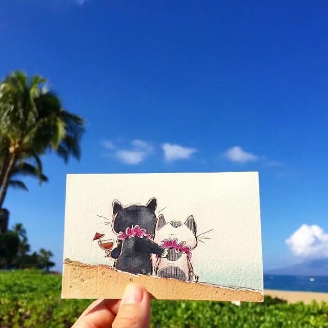 清新手绘（图ZMTI5Mjc0NjI0） - 艺术插画 - 站酷设计师一只虎斑喵呀原创素材 - 站酷ZCOOL