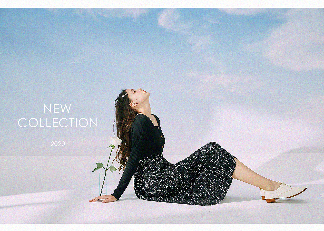 2020春夏新款韩版女装修身连衣裙（图ZMTkxOTg1MzQw） - 品牌 - 站酷设计师罗捷广告原创素材 - 站酷ZCOOL