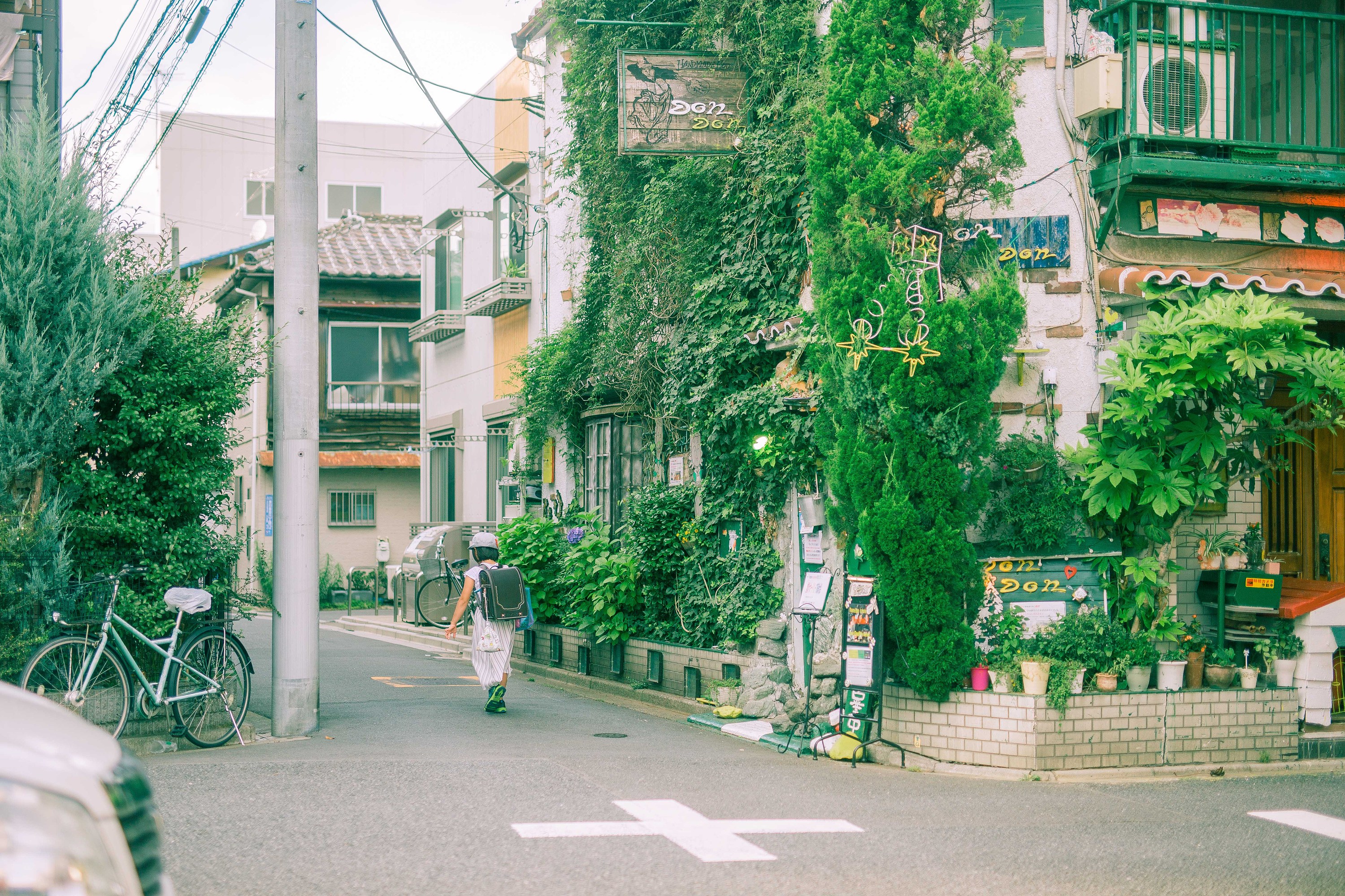 日本街道风景图片高清图片