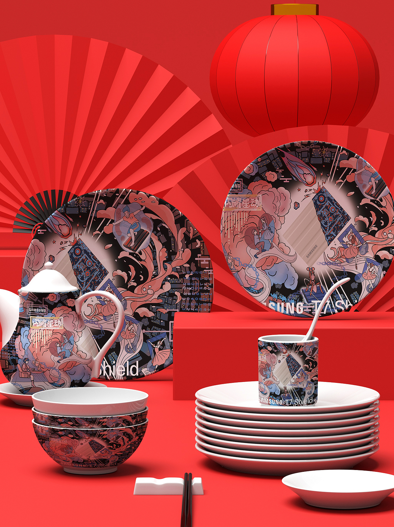 三星T7 Shield——闪耀人生，守护心动（图ZMzA0NjMxOTk2） - 海报 - 站酷设计师燎星XING原创素材 - 站酷ZCOOL