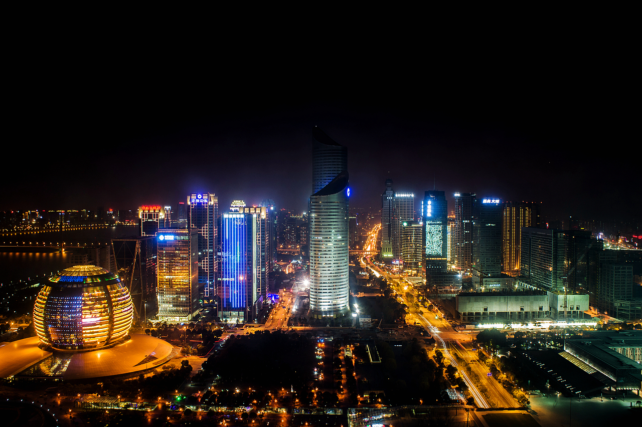 每个城市都有不一样的美—杭州夜景（图ZMjY3NDgzNDA=） - 环境/建筑摄影 - 站酷设计师Mully_木栗原创素材 - 站酷ZCOOL