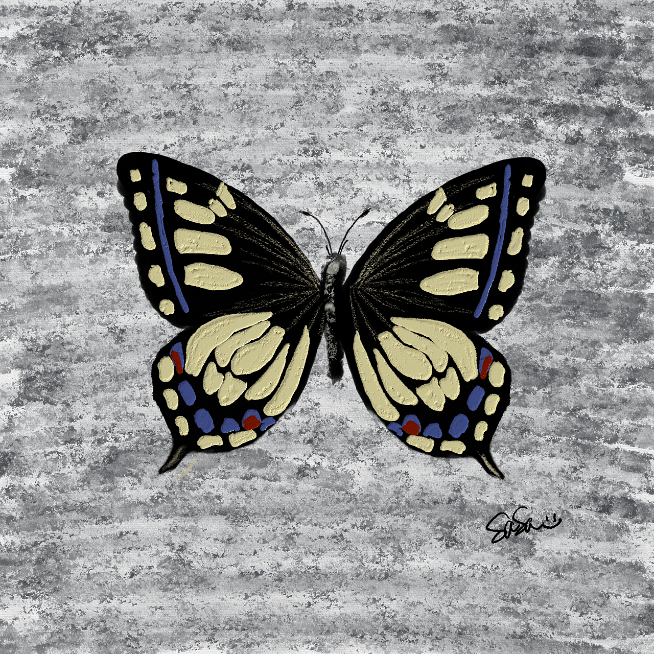 蝴蝶03|纯艺术|绘画|_ismesasa - 原创作品 - 站酷 (zcool)