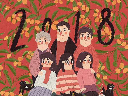 2018 咱家的春节年画