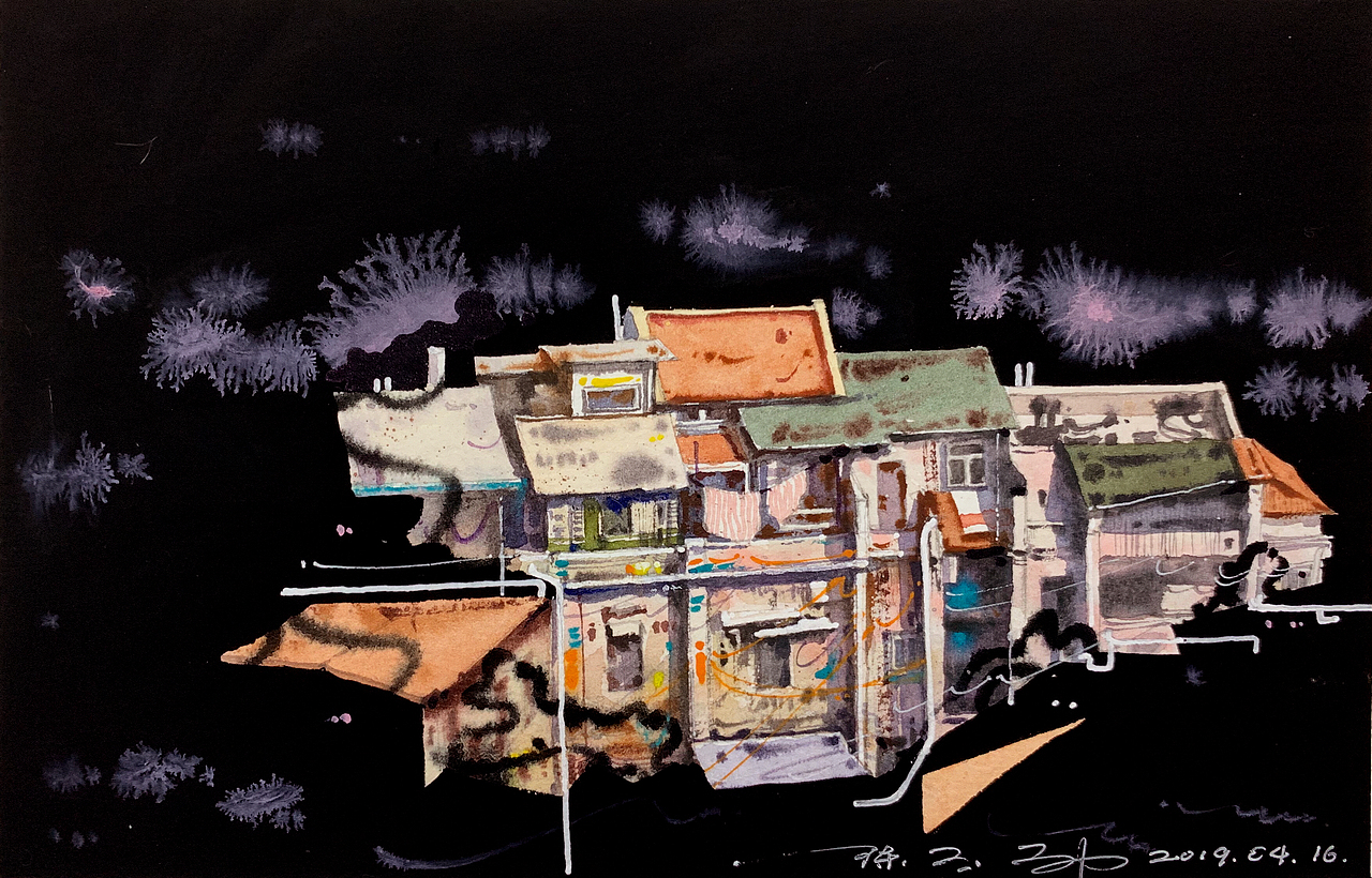 建筑碎片系列二（圖ZMjYxMTQxMDQ0） - 繪畫 - 站酷設(shè)計師嘟dudu原創(chuàng)素材 - 站酷ZCOOL