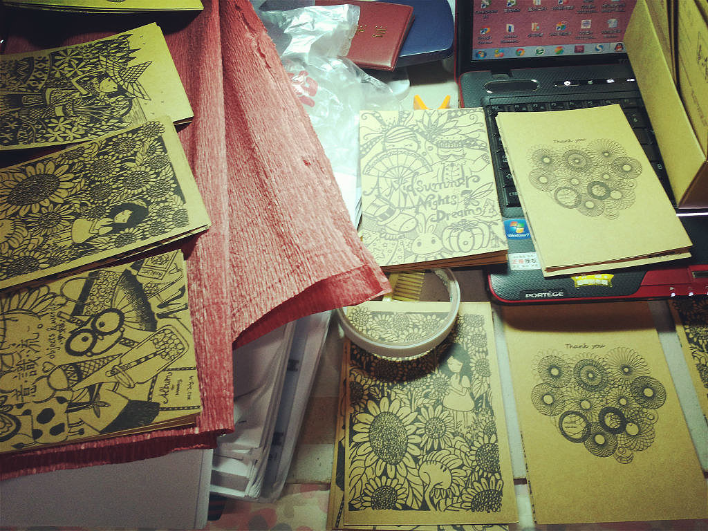 扛回宿舍！准备包装