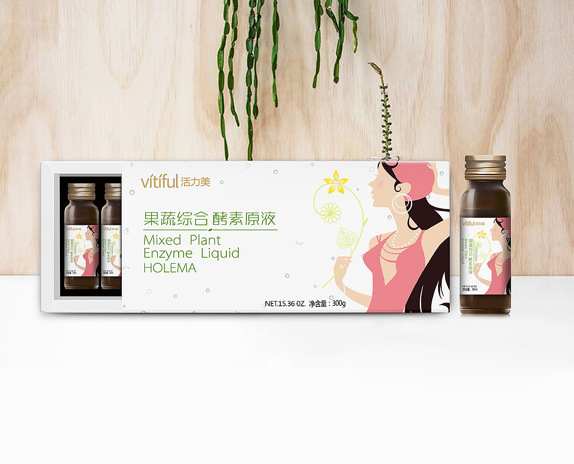 饮料包装设计 酵素包装设计（图ZOTA1NjM5NzI=） - 包装 - 站酷设计师Aimy_原创素材 - 站酷ZCOOL