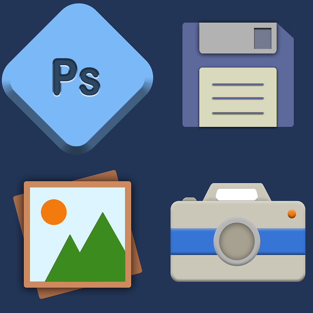 扁平图标（图ZMTY4ODY3NTI4） - 图标 - 站酷设计师power2xin原创素材 - 站酷ZCOOL