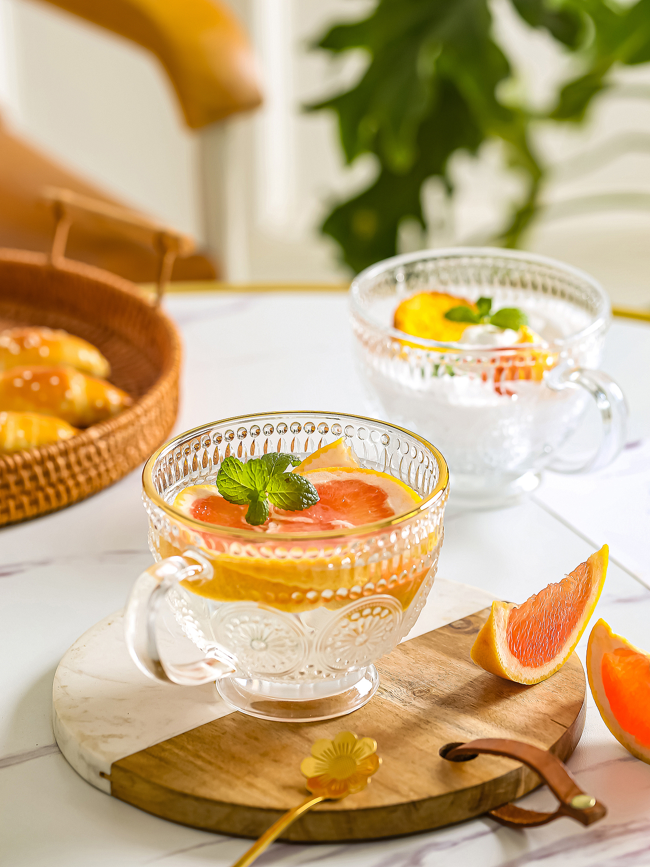 夏日饮品 复古玻璃杯系列