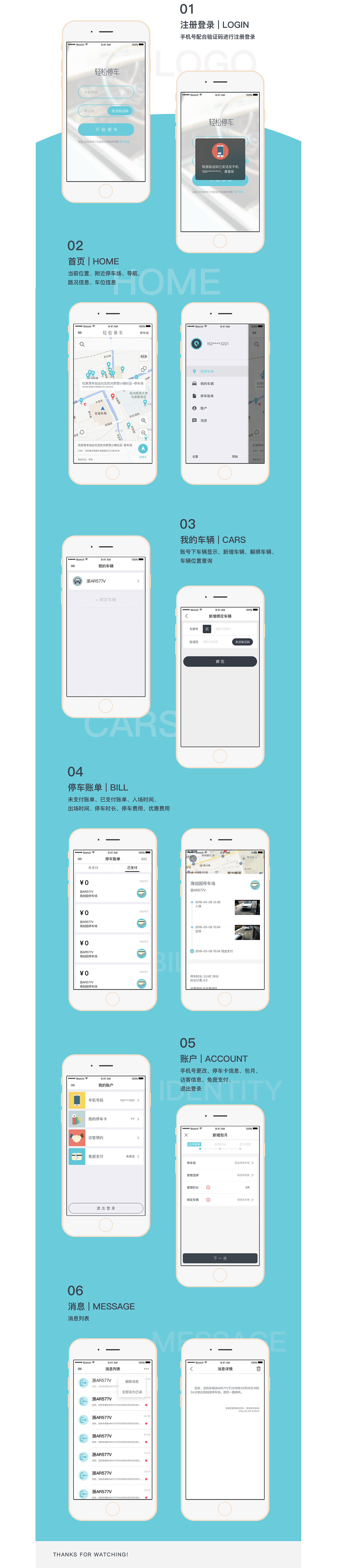 轻松停车APP界面设计（图ZMTA3NDcwODQw） - APP界面 - 站酷设计师仙部落xx原创素材 - 站酷ZCOOL