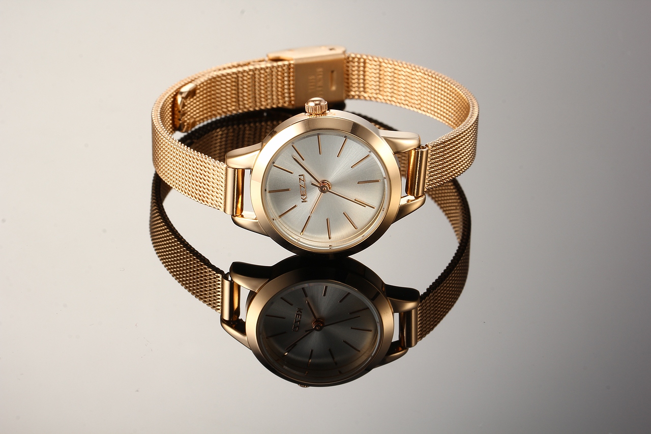 手表摄影 kezzi珂紫时尚腕表