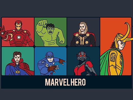Marvel系列同人插画  |  习作