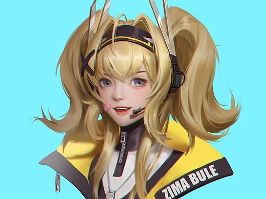 女头像练习（个人主页-ZNTc1NTIyNjA=） - 游戏原画 - 站酷设计师闲闲的DUSK原创素材 - 站酷ZCOOL