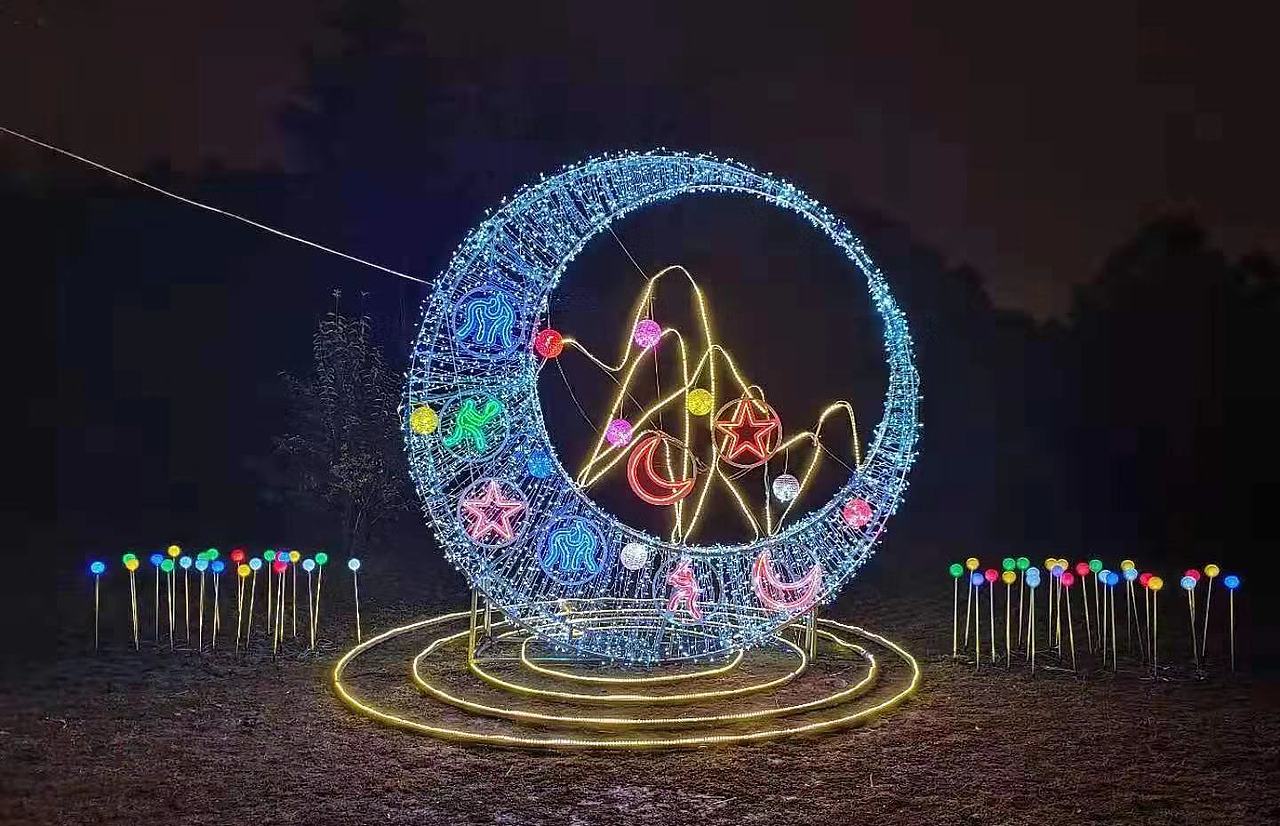 春节亮化景观造型灯_2020年春节亮化_世博光电厂家定做