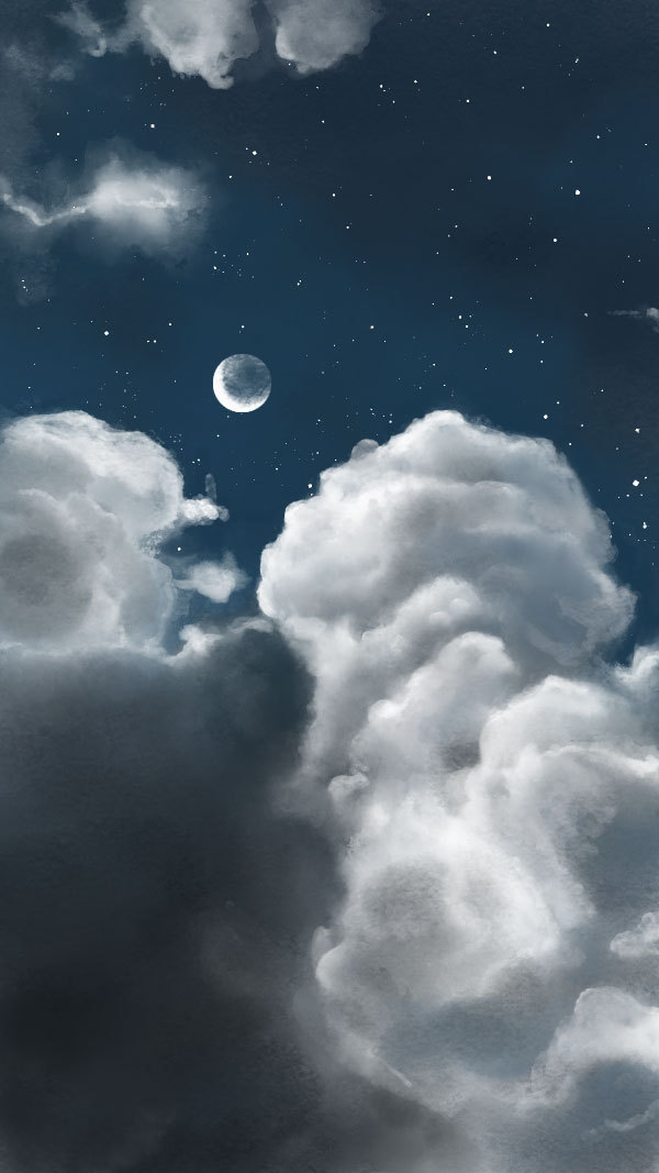 云上|插画|插画习作|一角鲸 - 原创作品 - 站酷 (zcool)