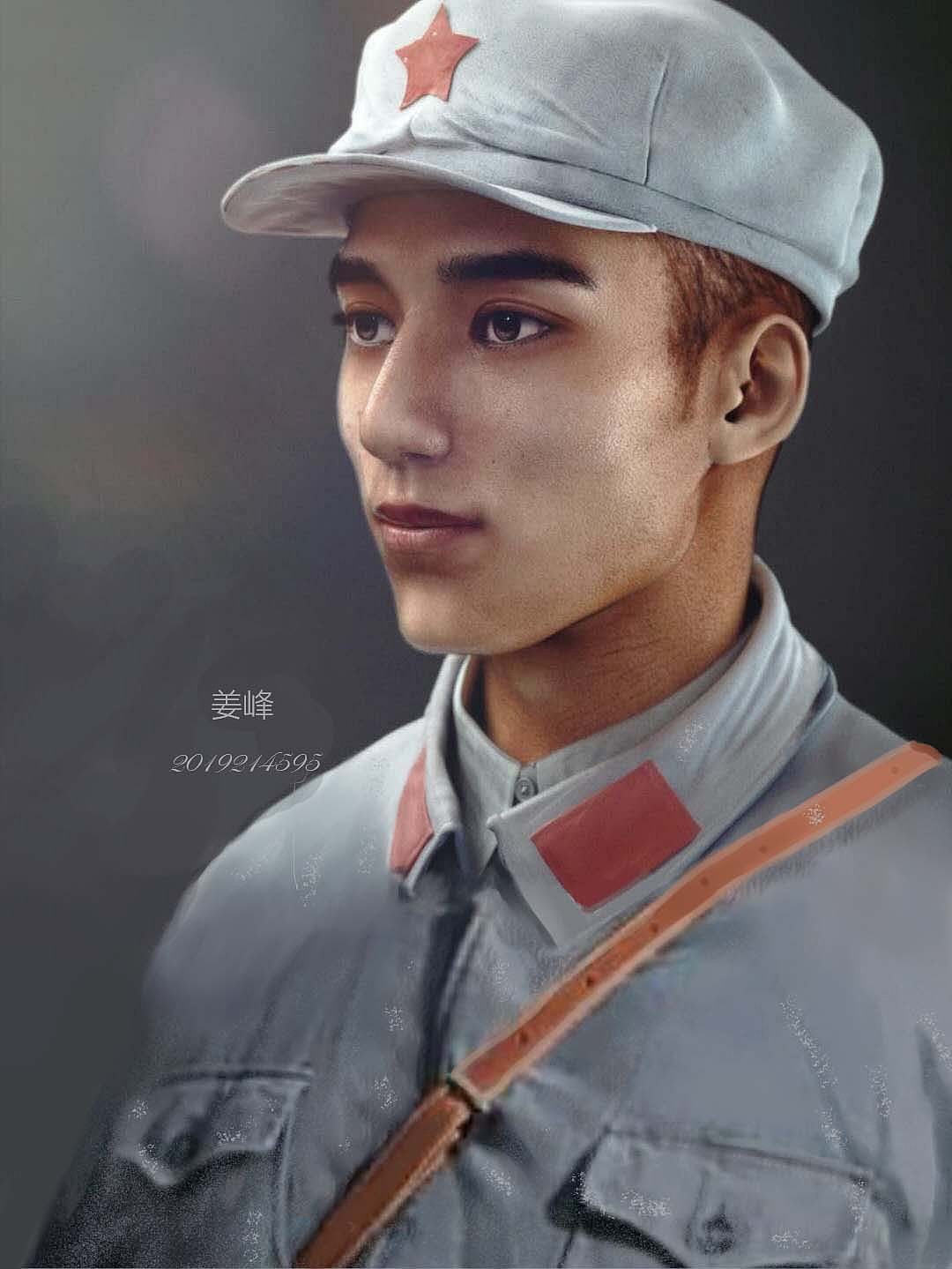 板绘，红军（图ZMjEwOTI0NDQw） - 商业插画 - 站酷设计师是姜峰丫原创素材 - 站酷ZCOOL