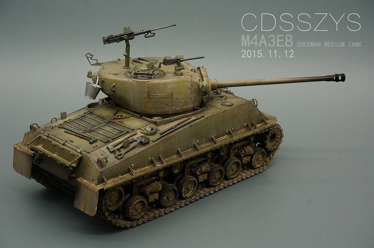 美军二战m4系类中型坦克 M4A3E8型（图ZMzczNDEzNzI=） - 手办/模玩 - 站酷设计师cdsszys原创素材 - 站酷ZCOOL