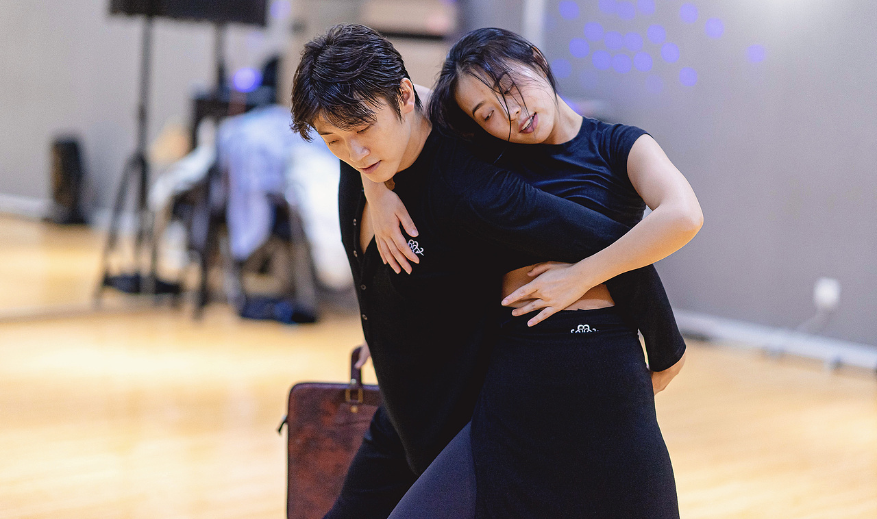 2021年8月23日张爱马迪,贾昊悦新舞彩排