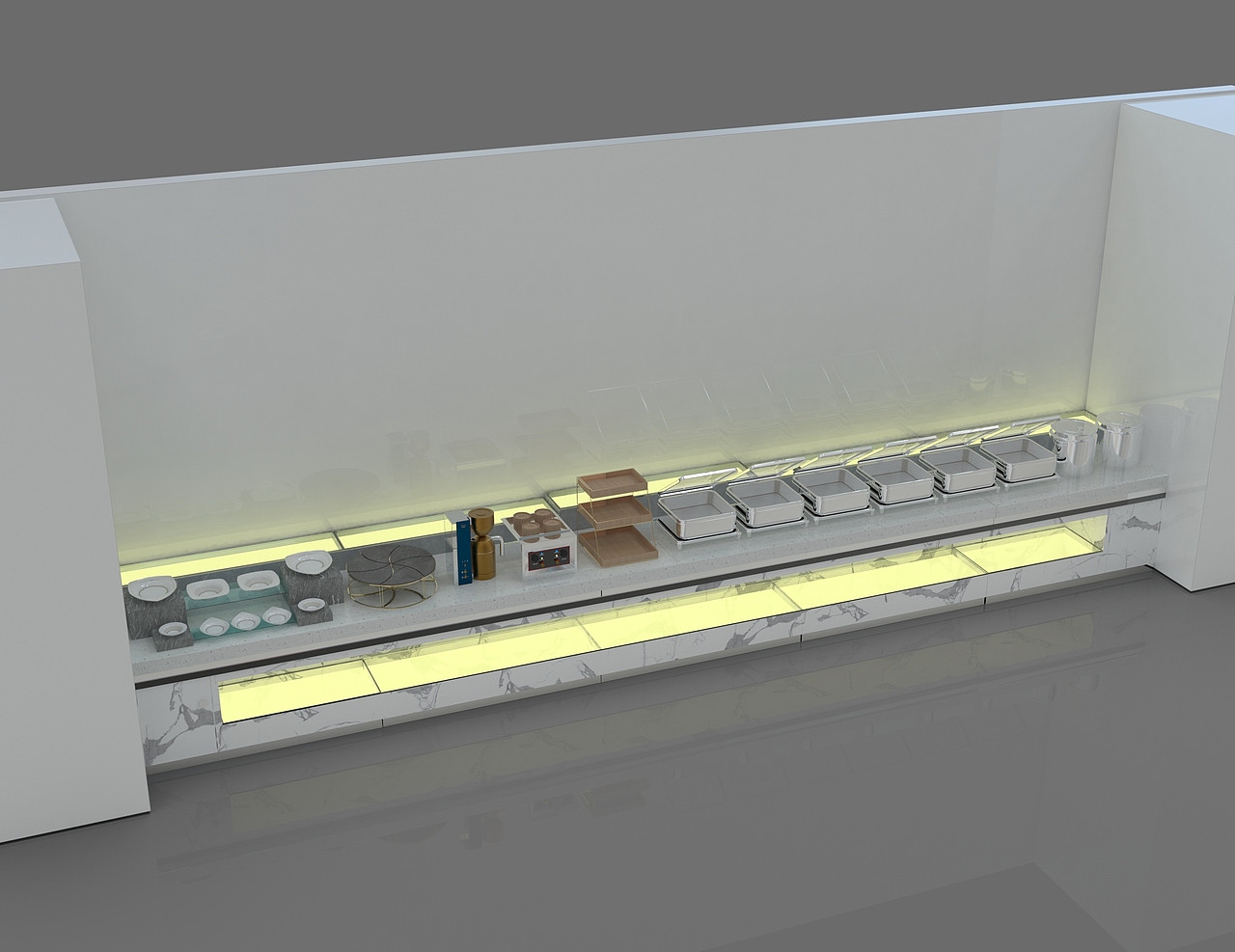 酒店宴会厅折叠布菲车自助餐台设备定制加工设计（图ZMjg2MzE2MzI4） - 企业官网 - 站酷设计师自助餐台布菲车原创素材 - 站酷ZCOOL