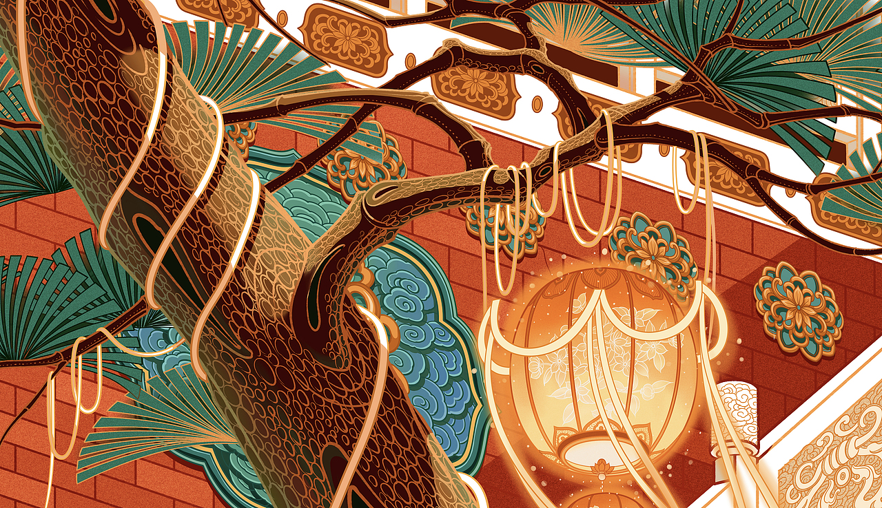 《画壁》组画系列（图ZMzYwNTM4Mjc2） - 商业插画 - 站酷设计师唐众汤忠原创素材 - 站酷ZCOOL