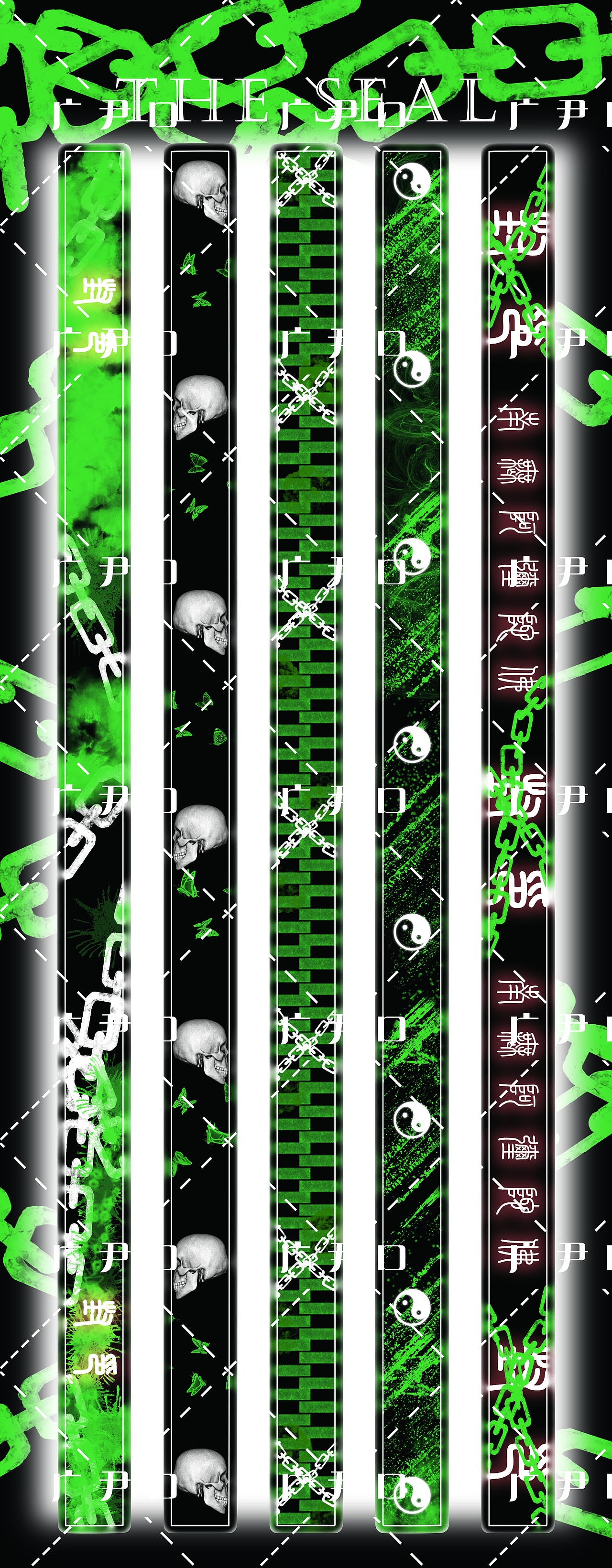 原创贴纸设计——六色封印线（图ZMzEyMzA2MTMy） - 图案 - 站酷设计师广尹囗原创素材 - 站酷ZCOOL