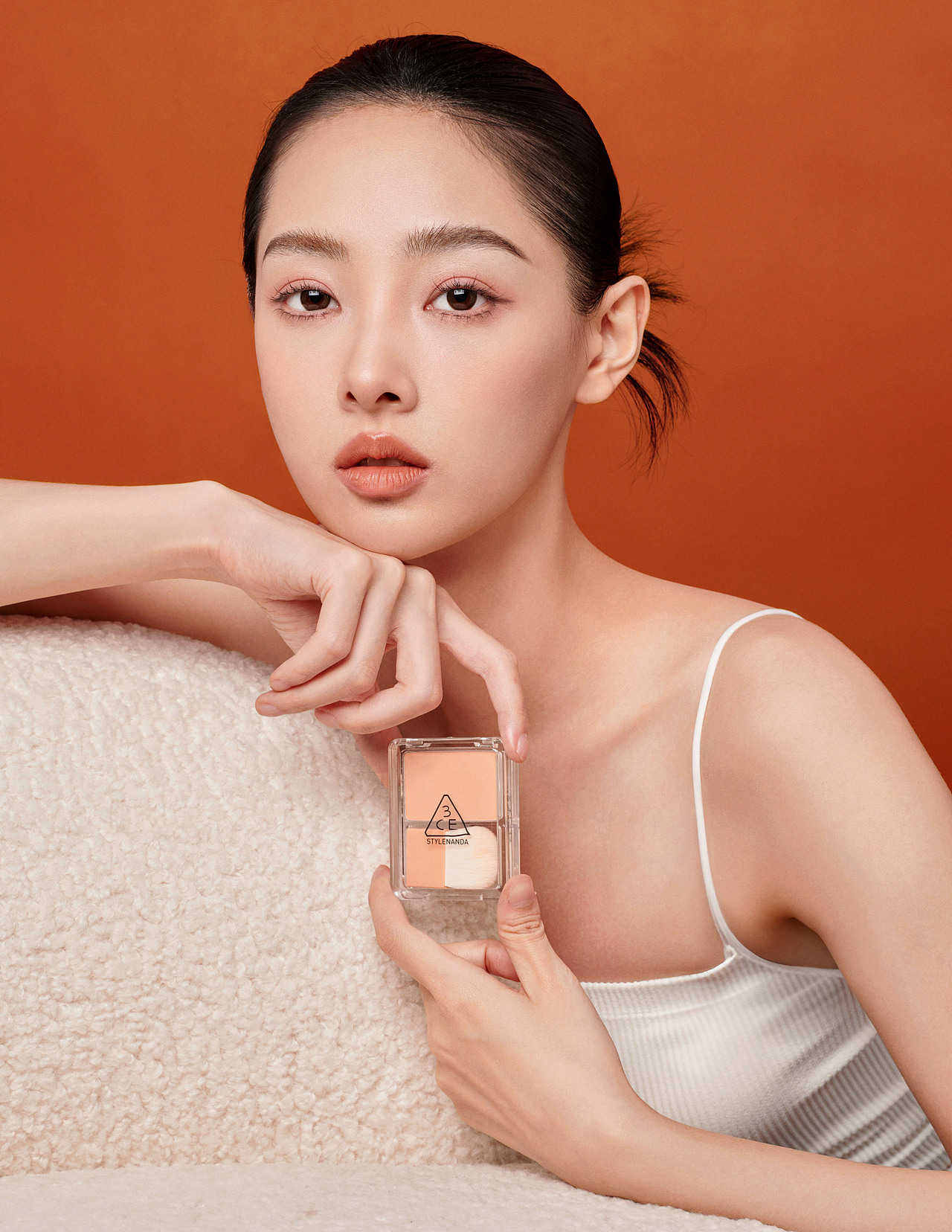 韩国女团3CE拍摄妆面作品