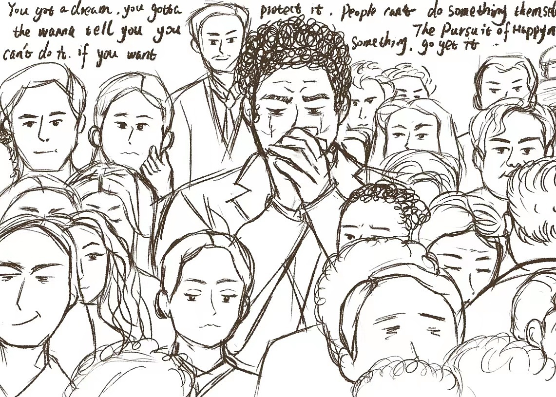 当幸福来敲门插画版