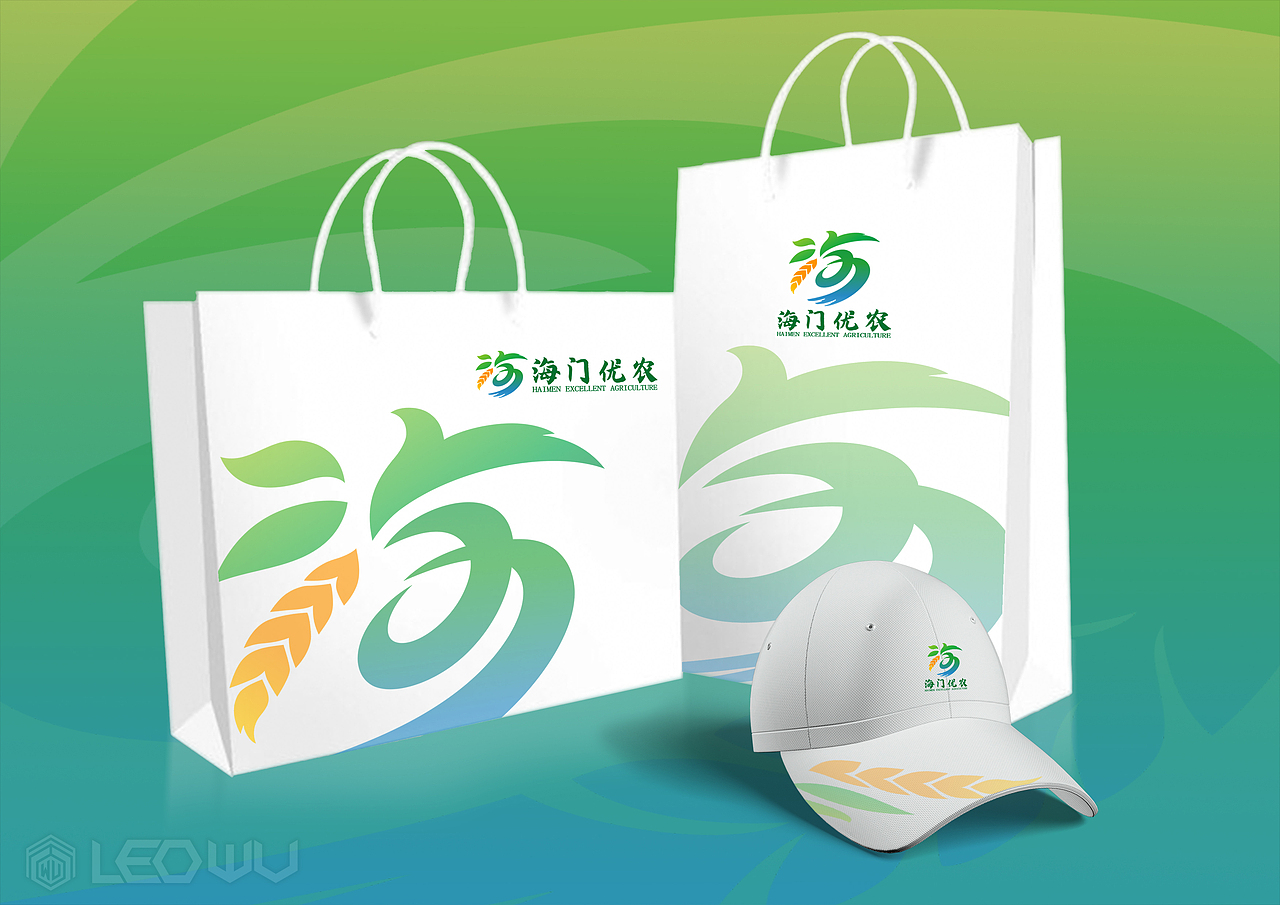 江苏省南通市海门区农产品区域品牌“海门优农”VI设计（图ZMzA2Njk5MTE2） - 品牌 - 站酷设计师LeoWu_设计师原创素材 - 站酷ZCOOL