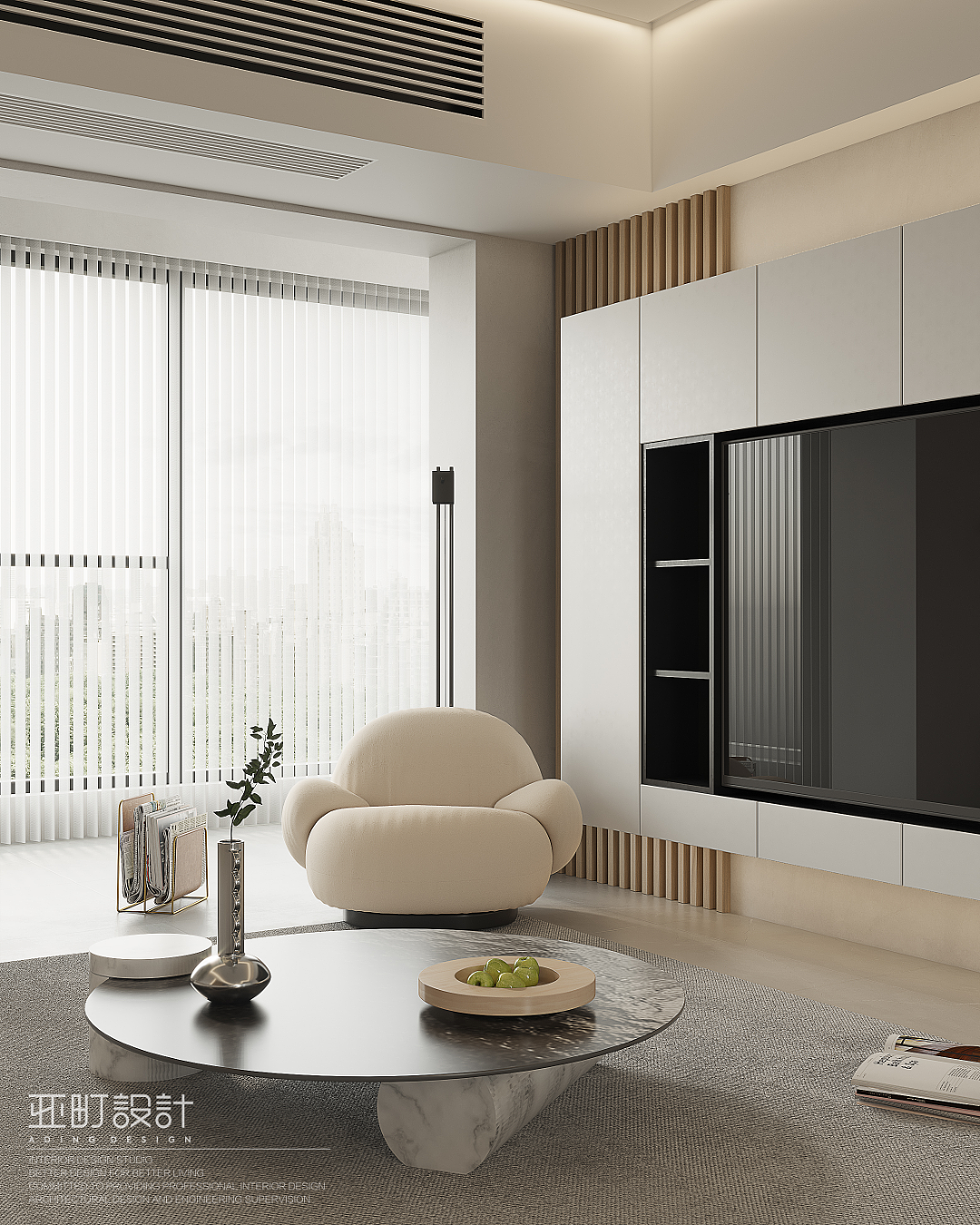 亚町设计|温柔舒适的治愈系居所