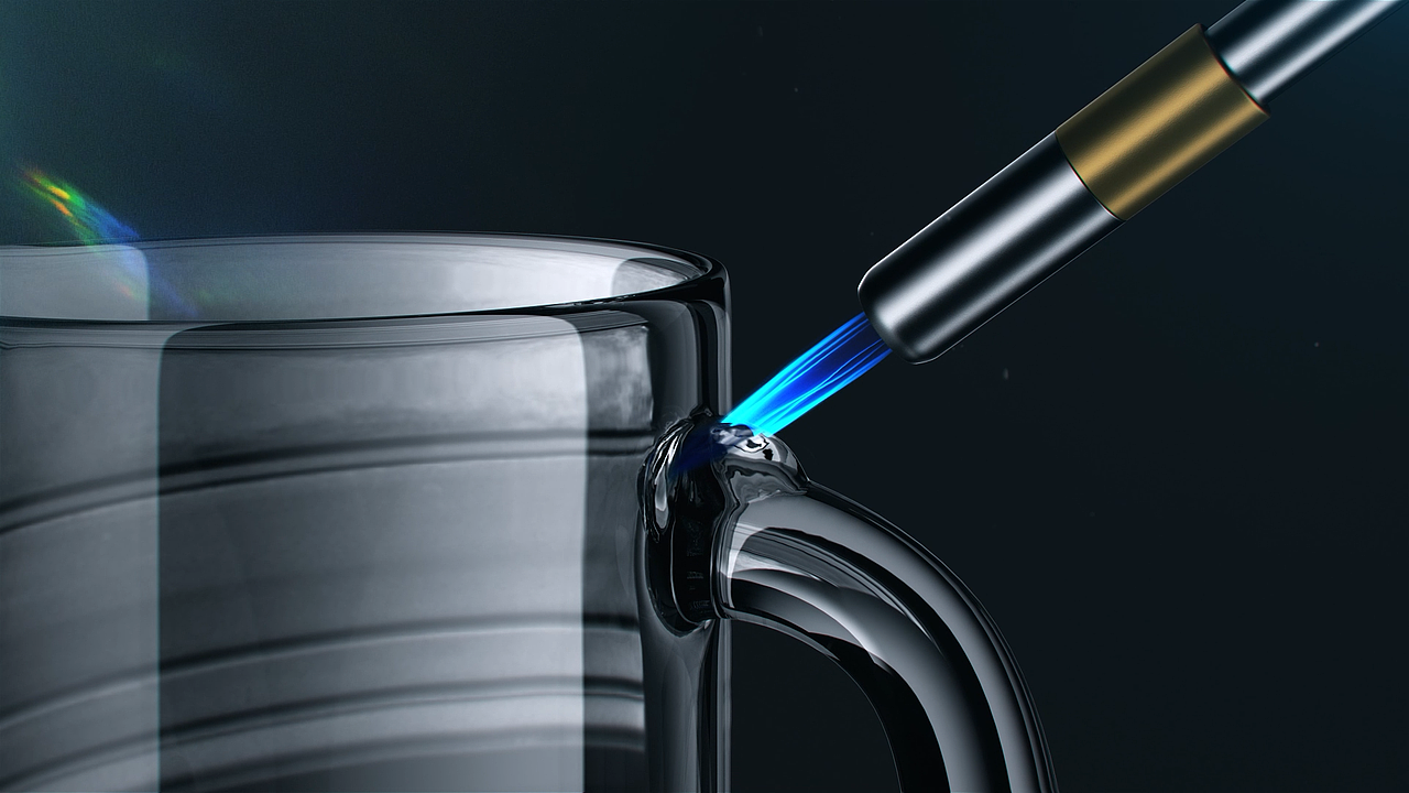 焊枪三维动画视频-产品动画