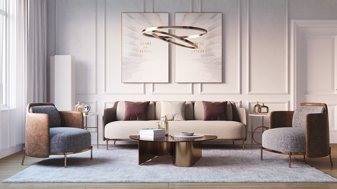 现代美式风格 | 从颜色到气质,享受质感家居空间!