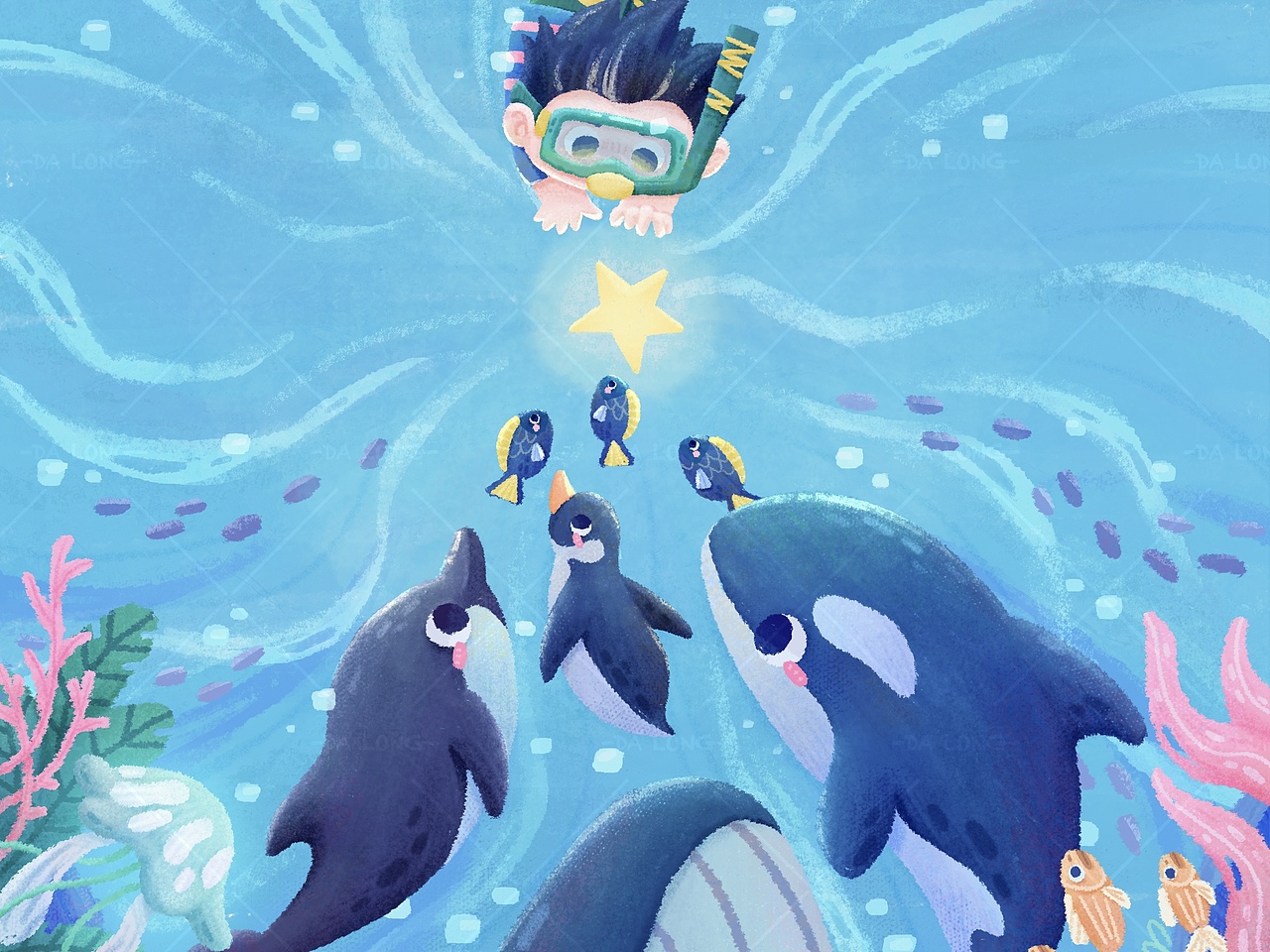 近期大场景合集 | 儿童插画（图ZMzI1NTIzMDMy） - 儿童插画 - 站酷设计师大龙_Dalong原创素材 - 站酷ZCOOL