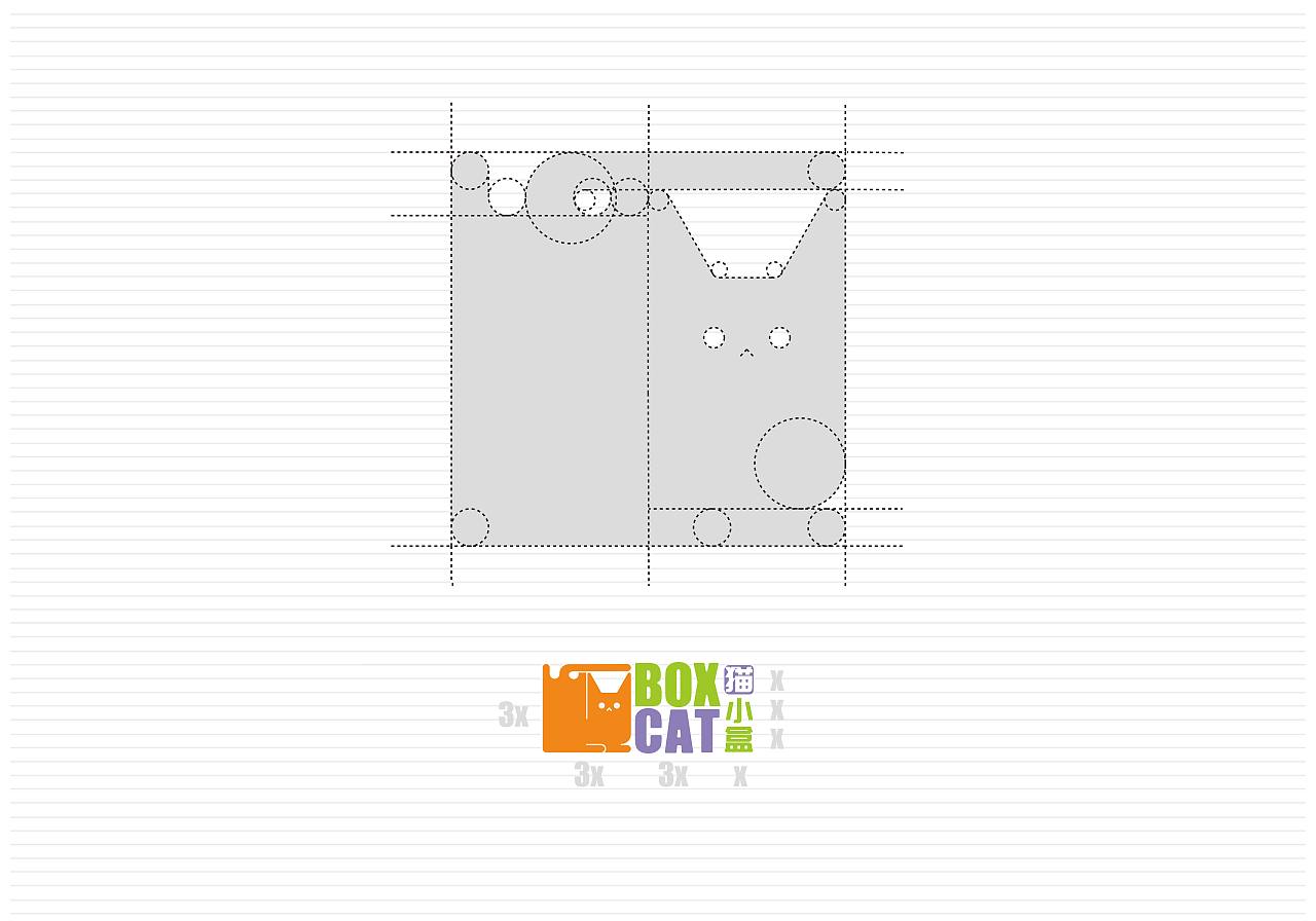 猫小盒宠物服务店VI设计