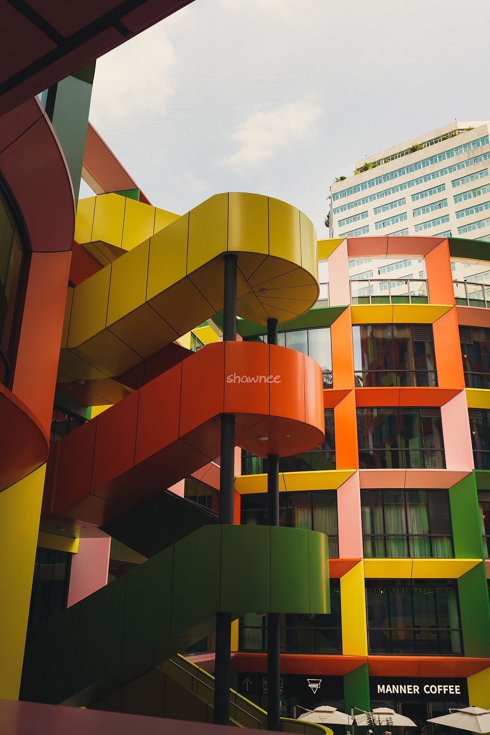 色彩以建筑的结合