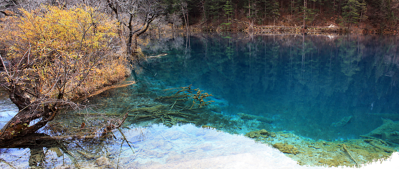 冬季九寨沟（图ZMzc4MDQxNzI=） - 风光摄影 - 站酷设计师一语过江原创素材 - 站酷ZCOOL