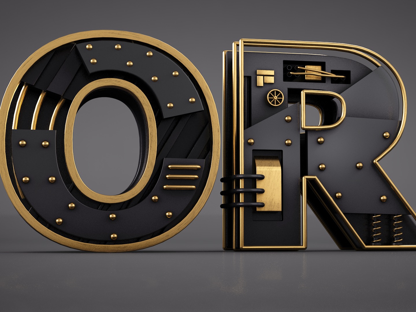 c4d建模艺术字体