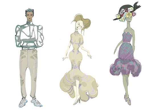 PAPERDOLL练习作品（个人主页-ZNDQ2MjkwNzI=） - 商业插画 - 站酷设计师Leinz_原创素材 - 站酷ZCOOL