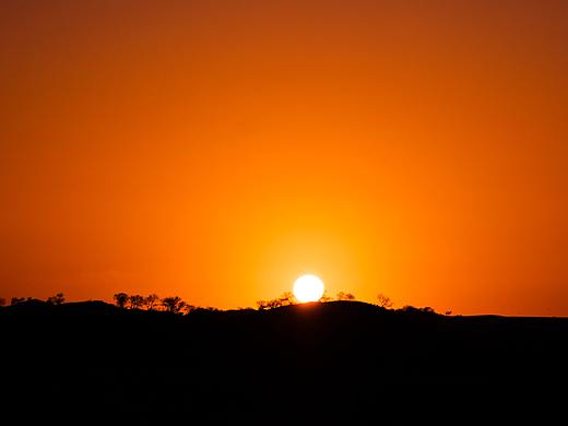 落日