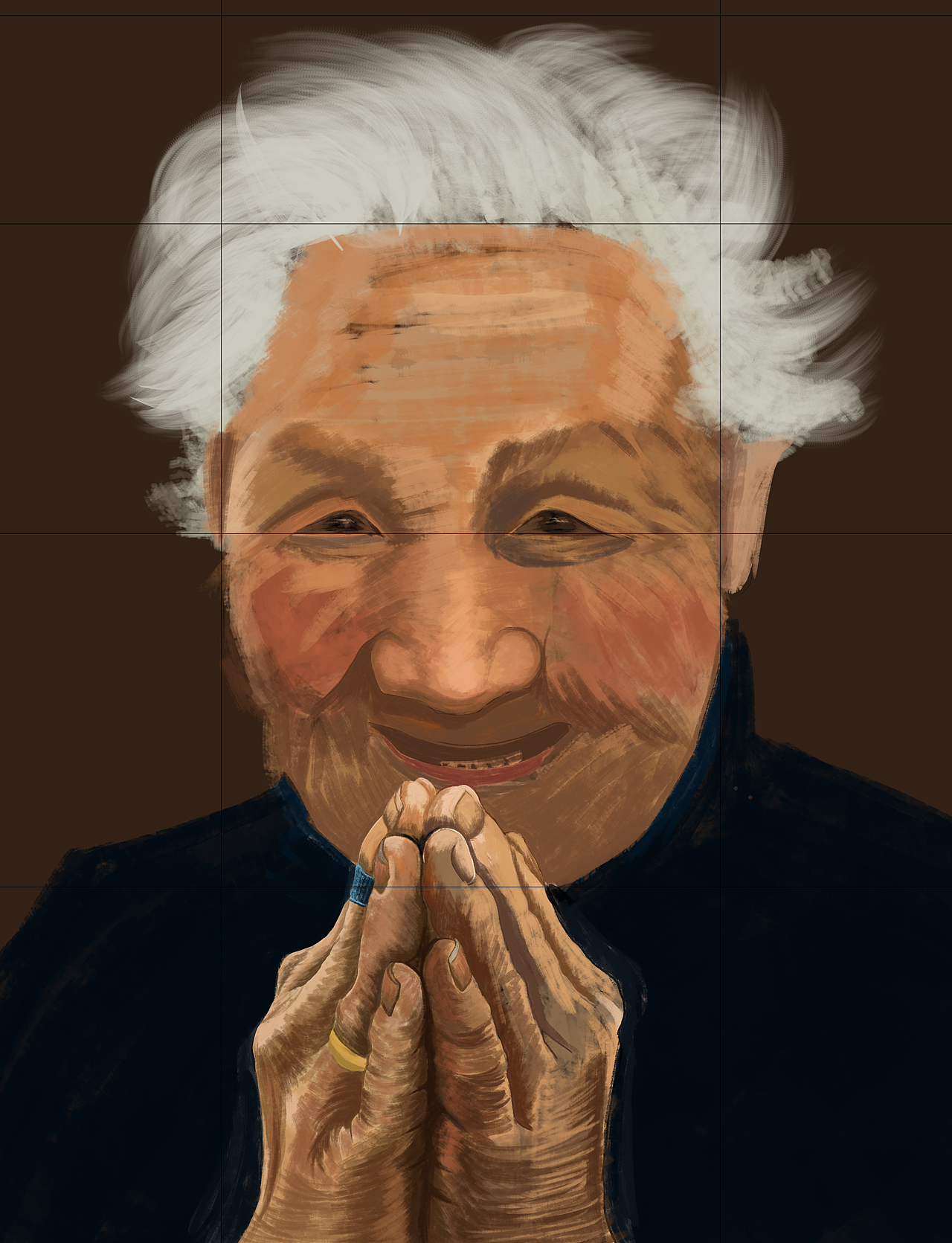 《慈》（图ZMjg4NTY5MzY4） - 绘画 - 站酷设计师小王子的羊原创素材 - 站酷ZCOOL