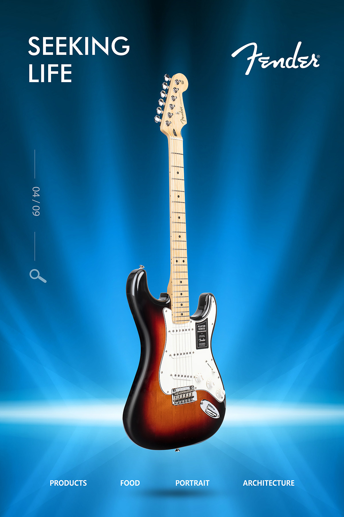 Fender 芬达吉他 ✖ 乐器贝斯琴行创意摄影产品拍摄