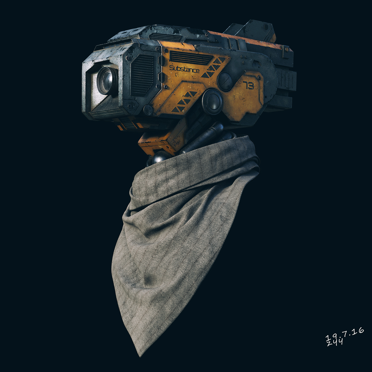 #73侦查机器人（图ZMTgxODczNDc2） - 人物/生物 - 站酷设计师Z2222原创素材 - 站酷ZCOOL