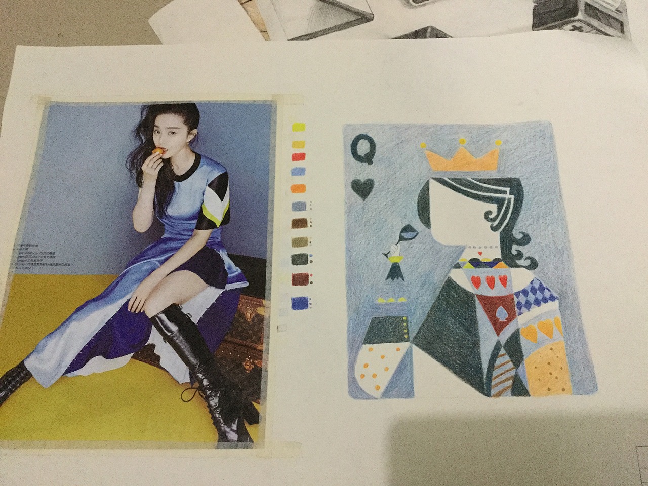 一些临摹or原创的手绘练习作品