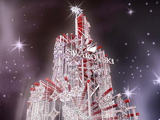 SWAROVSKI 2017 Xmas Tree（Beijing）（个人主页-ZMzEzNzEwODA=） - 展陈设计 - 站酷设计师Brucelllf原创素材 - 站酷ZCOOL