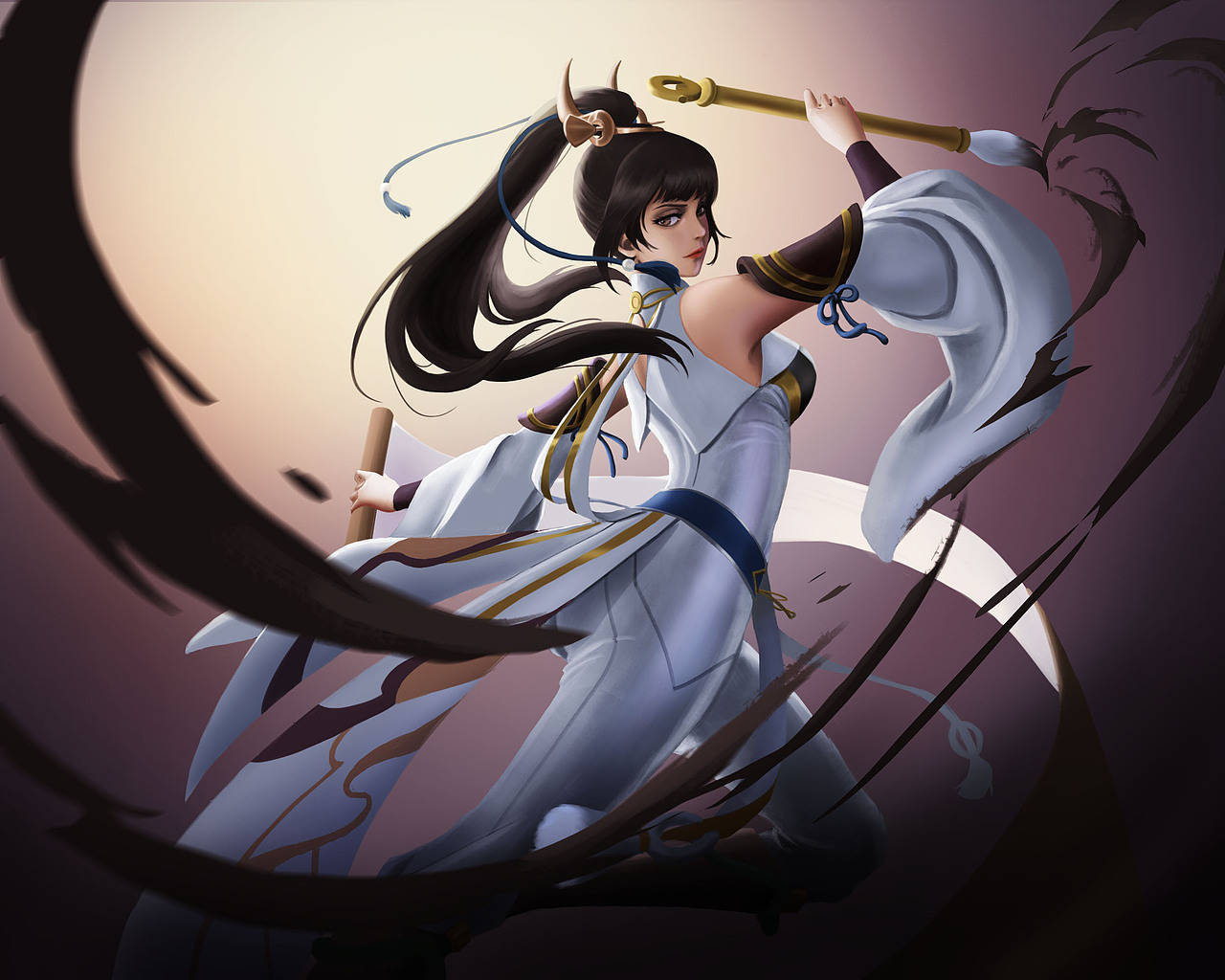 王者荣耀上官婉儿同人（图ZMjQ2NTE5NzA4） - 游戏原画 - 站酷设计师J2LaM原创素材 - 站酷ZCOOL