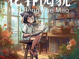 花店海报Chatgpt+midjourney+PS+procreate​