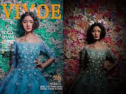 時(shí)尚雜志封面