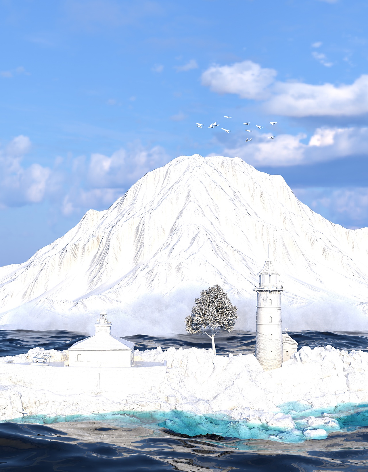 随机美好—C4D渲染（图ZMjgwMzA2NDQw） - 场景 - 站酷设计师喵不贰原创素材 - 站酷ZCOOL