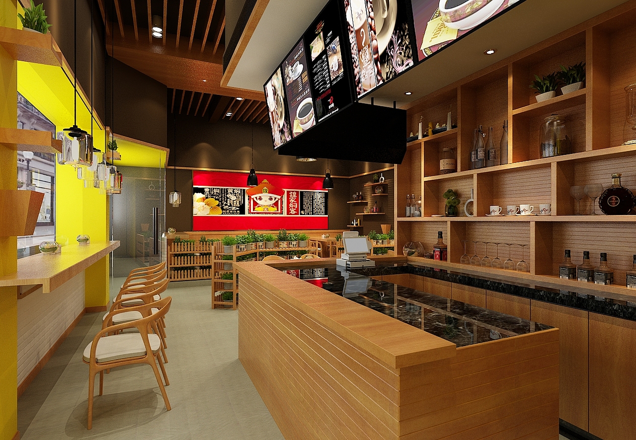 諻家焖客黄焖鸡闷骚鸡店面效果图