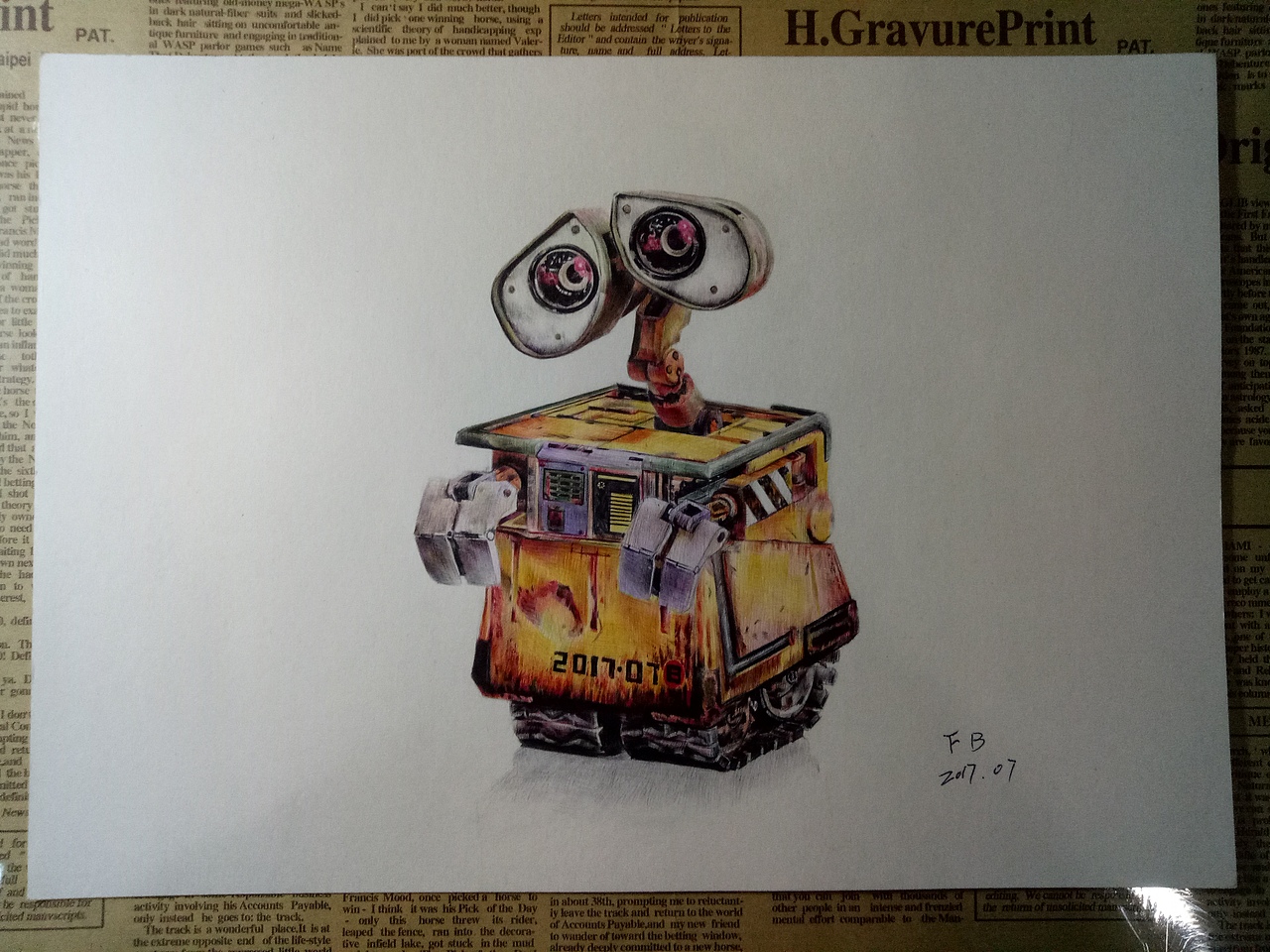 彩色圆珠笔画-动物篇